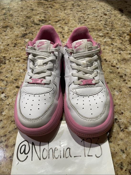 Nike Other - Nike Air Force 1 White and Pink Low-Top Sneakers
